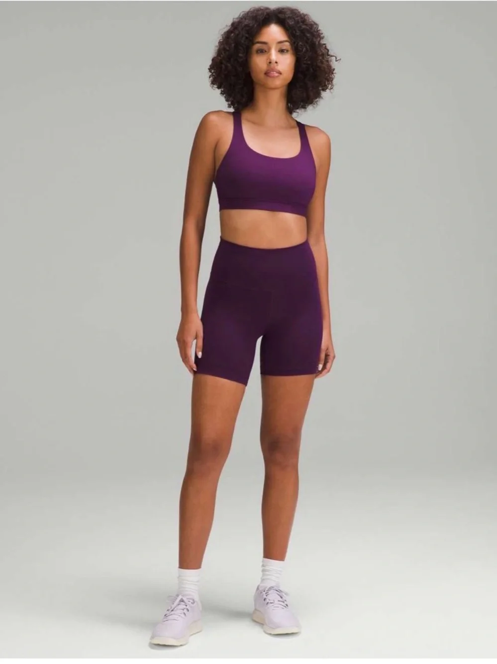 Lululemon Energy Bra *Medium Support, B–D Cups Dramatic Magenta (First Release)